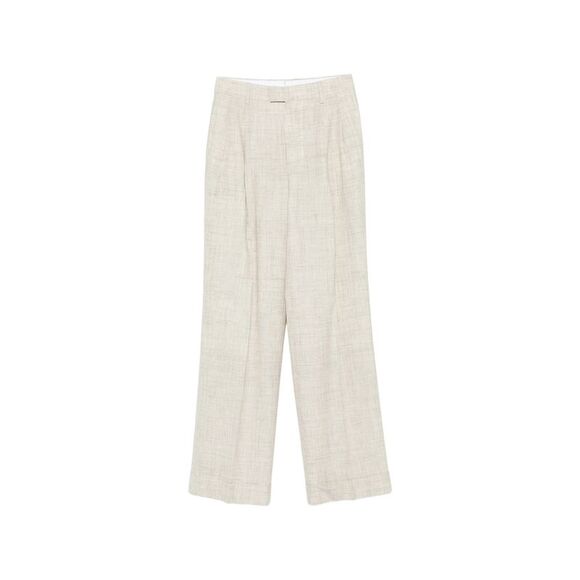 Berwich Neutrals Trousers - Straight Trousers Women